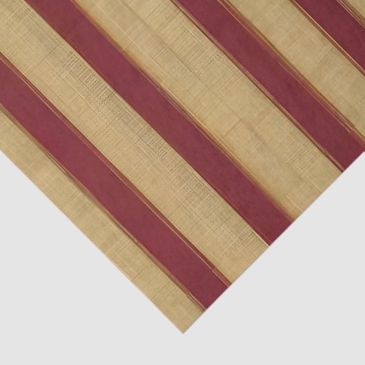 Luxe modern Bourgogne gouden linnen Collectie Tissuepapier (Detail)