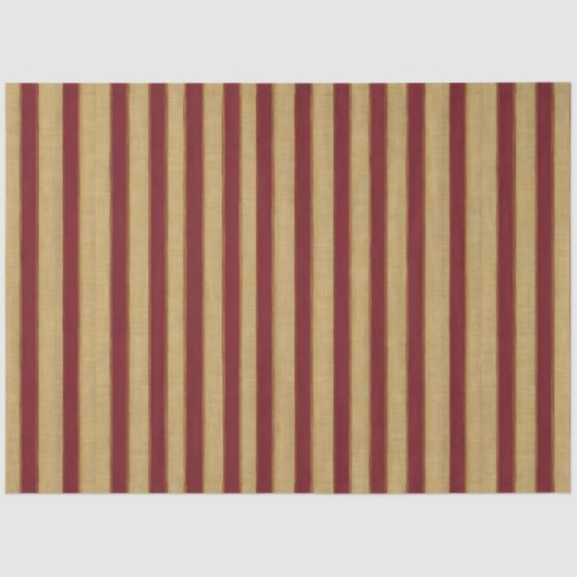 Luxe modern Bourgogne gouden linnen Collectie Tissuepapier (Voorkant)