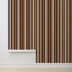 Luxe Modern Bruin Wit Linnen Textuur Collectie Behang