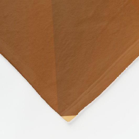 Luxe, modern design gouden veelhoek 3d re fleece deken (Hoek)