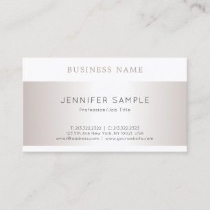 Luxe Modern Eenvoudig Elegant Ontwerp Professionee Visitekaartje