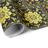 Luxe Modern Elegant Floral Collectie Cadeaupapier (Rol Hoek)