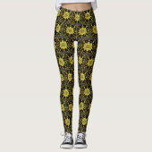 Luxe Modern Elegant Floral Collectie Leggings (Voorkant)