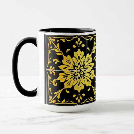 Luxe Modern Elegant Floral Collectie Mok (Links)