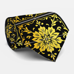 Luxe Modern Elegant Floral Collectie Stropdas