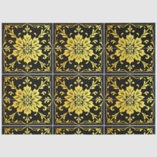 Luxe Modern Elegant Floral Collectie Tissuepapier