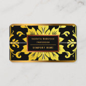 Luxe Modern Elegant Floral Collectie Visitekaartje (Voorkant)