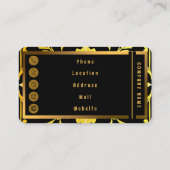 Luxe Modern Elegant Floral Collectie Visitekaartje (Achterkant)