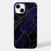 Luxe modern gouden marine textuur patroon Case-Mate iPhone case (Achterkant)