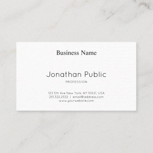 Luxe, modern grafisch ontwerp, zilver, gewoon prof visitekaartje (Achterkant)