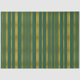 Luxe Modern Groen Gouden Linnen Textuur Collectie Tissuepapier