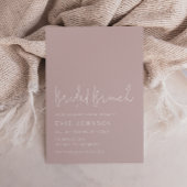 Luxe Modern Minimalistisch Vrijgezellenfeest Brunc Kaart