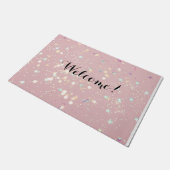 Luxe modern romantinc girl deurmat (Schuin)