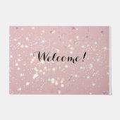 Luxe modern romantinc girl deurmat (Voorkant)