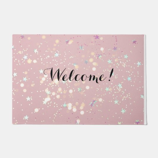 Luxe modern romantinc girl deurmat (Voorkant)