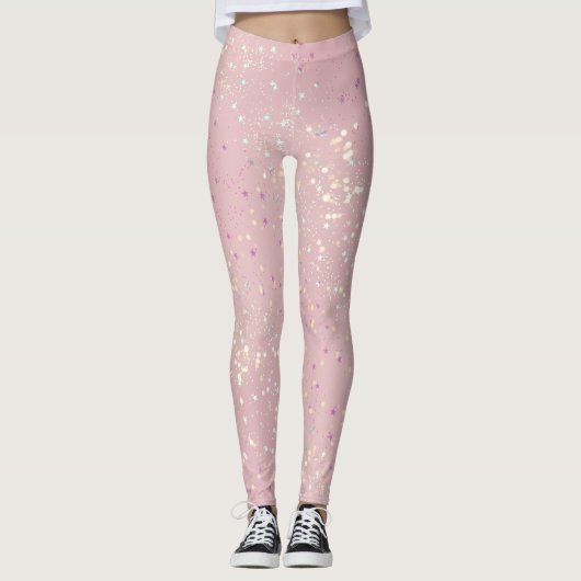 Luxe modern romantinc girl leggings (Voorkant)