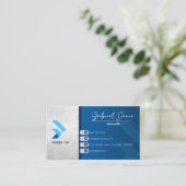 Luxe modern Visitekaartje (Staand voorkant)