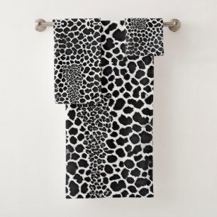 Luxe modern wit luipaard Elegant Collectie Bad Handdoek