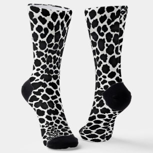 Luxe modern wit luipaard Elegant Collectie Sokken