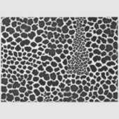 Luxe modern wit luipaard Elegant Collectie Tissuepapier (Voorkant)