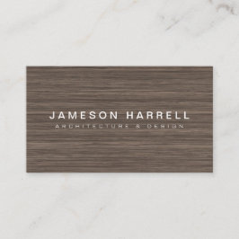 Luxe moderne bruine houten achtergrond visitekaartje
