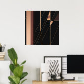 Luxe Moderne Elegante Huisdecoratie Poster (Thuiskantoor)