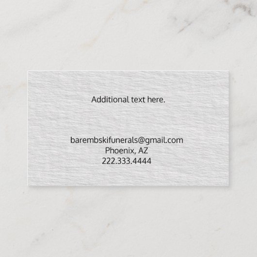 Luxe Moderne Faux Textuur Grijs en Zwart Visitekaartje (Achterkant)