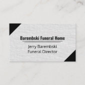 Luxe Moderne Faux Textuur Grijs en Zwart Visitekaartje (Voorkant)