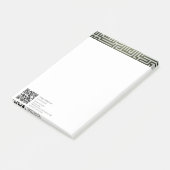 Luxe Moderne Geometrische Post-it® Notes (Schuin)