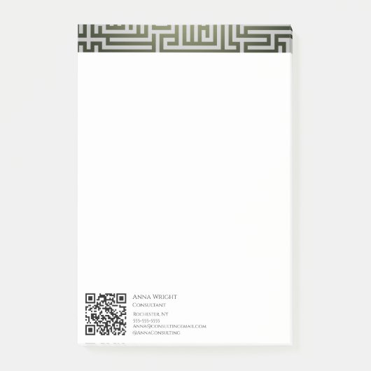 Luxe Moderne Geometrische Post-it® Notes (Voorkant)