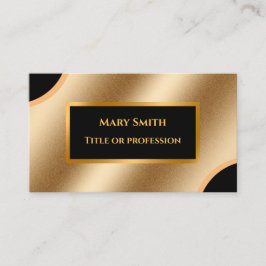 Luxe, moderne Gold Professional Visitekaartje