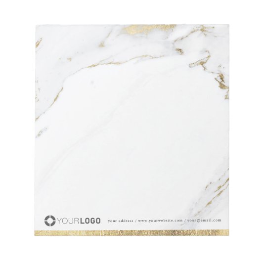 Luxe, moderne goudbruine gepersonaliseerde feestar notitieblok (Voorkant)