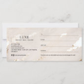 Luxe moderne gouden folie cadeaubon/certificaat (Voorkant)