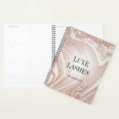 Luxe moderne make-up haarstylist wimpers cosmetica planner (Display)
