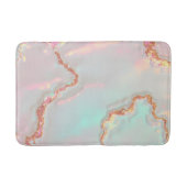 Luxe moderne roze zachte mint goud collectie badmat (Voorkant)