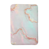Luxe moderne roze zachte mint goud collectie badmat (Voorkant Verticaal)