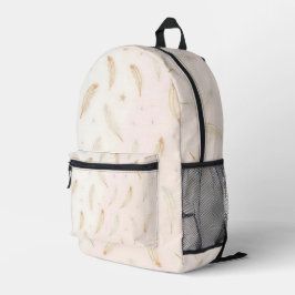 Luxe moderne veren Boho Collectie Bedrukte Rugzak