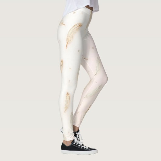 Luxe Moderne Veren Boho Collectie Leggings (Rechts)