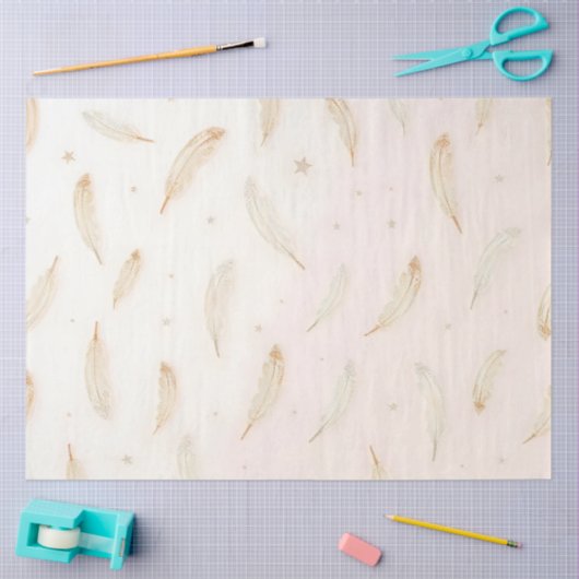 Luxe moderne veren Boho Collectie Tissuepapier (Craft)