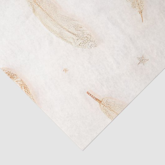 Luxe moderne veren Boho Collectie Tissuepapier (Detail)