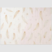 Luxe moderne veren Boho Collectie Tissuepapier (Voorkant)