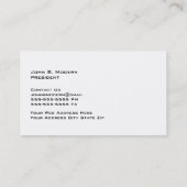 Luxe moderne Visitekaartjes (Achterkant)