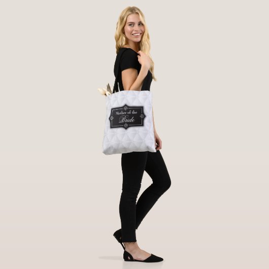 Luxe moeder van de bruid bruiloft Canvas tas (Op model)