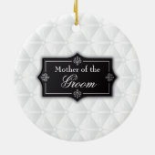 Luxe moeder van de bruidegom bruiloft | Keramische Keramisch Ornament (Achterkant)