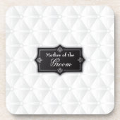 Luxe moeder van de bruidegom bruiloft | Onderzette Bier Onderzetter (Voorkant)