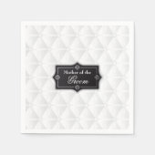 Luxe moeder van de bruidegom bruiloft | Servet (Voorkant)