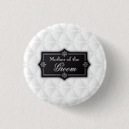 Luxe Moeder van de Bruidegom Wedding Pin Button