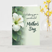 Luxe Moederdagkaart Kaart (Gele Bloem)