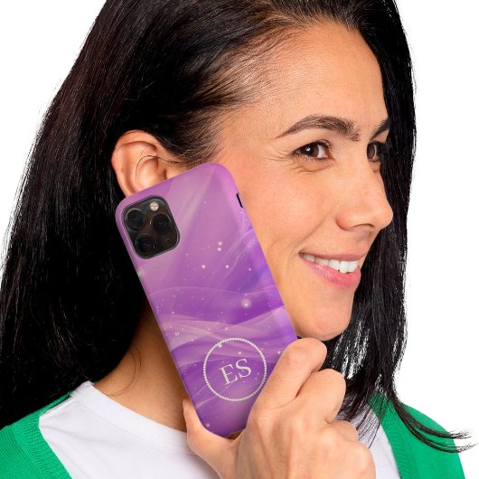 Luxe monogram Abstracte golf Case-Mate iPhone Case