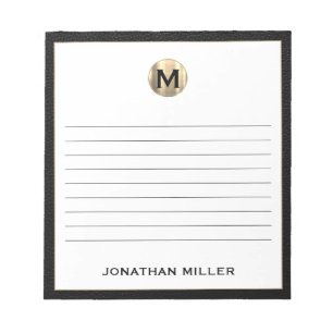 Luxe Monogram Notitieblok